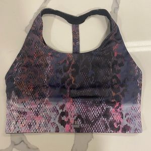 Victoria secret sport halter sports tank with snakeskin print. Size M